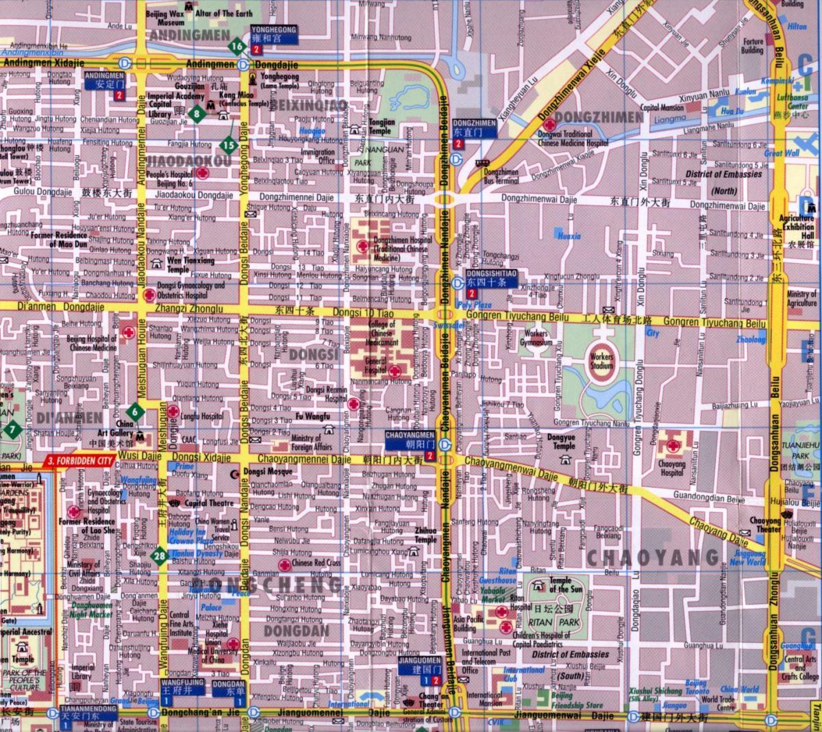 chaoyang जिला, बीजिंग के नक्शे