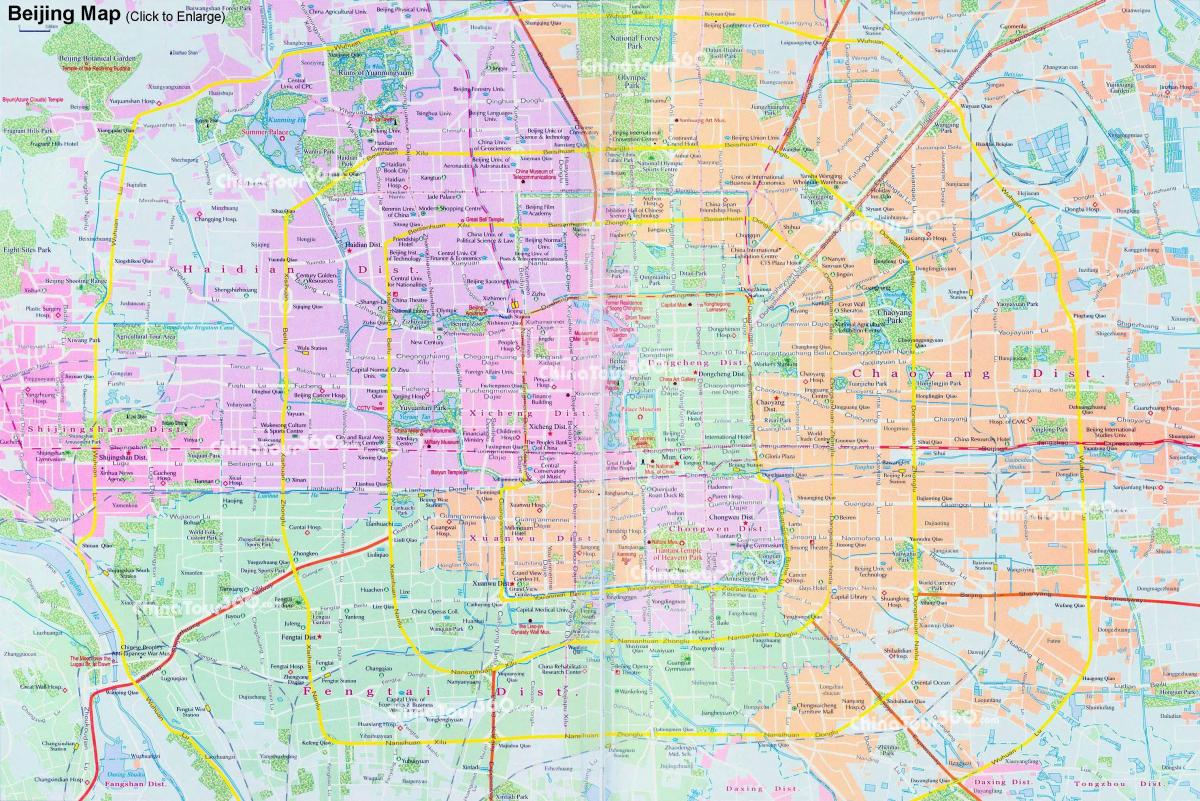 नक्शा बीजिंग के नक्शे एप्लिकेशन