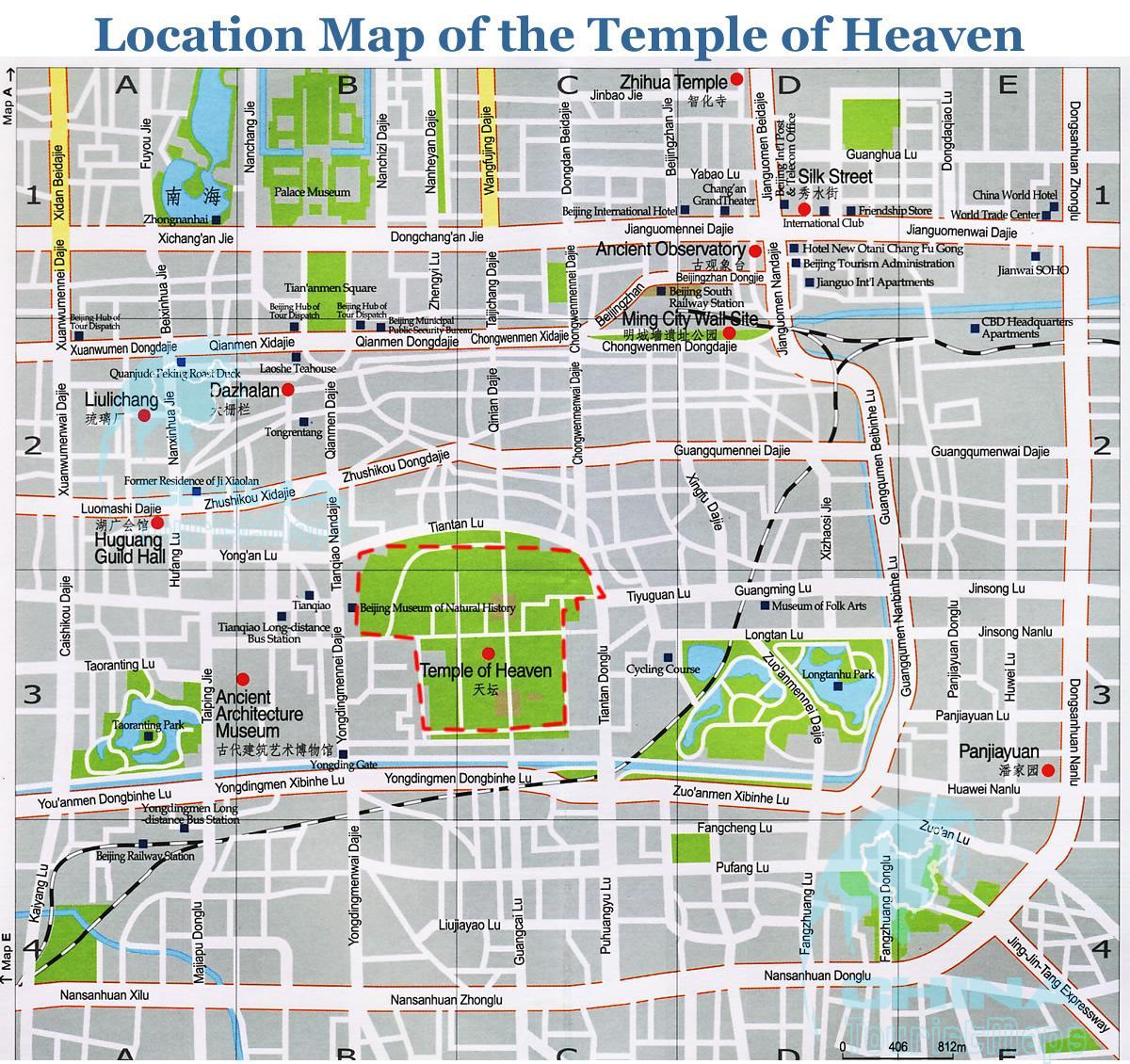 नक्शे के स्वर्ग के मंदिर 