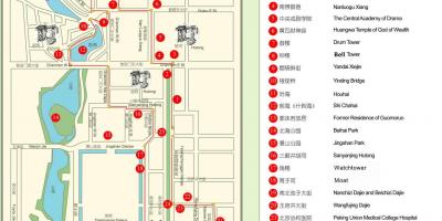 के नक्शे, बीजिंग hutong