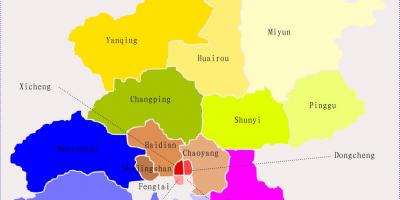 पीकिंग चीन के नक्शे