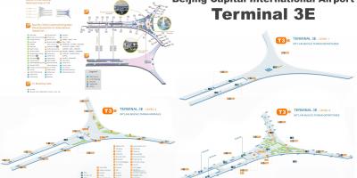 बीजिंग टर्मिनल 3 के नक्शे