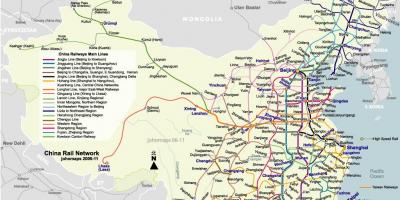बीजिंग रेलवे मानचित्र
